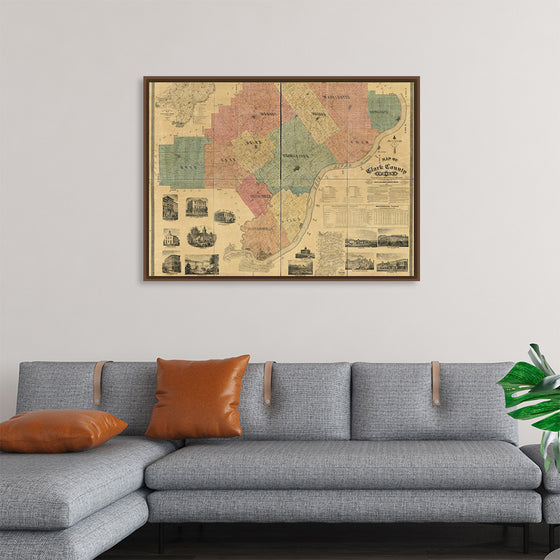 "Map of Clark County, Indiana"