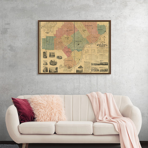 "Map of Clark County, Indiana"