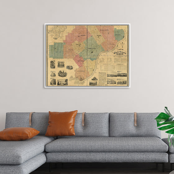 "Map of Clark County, Indiana"