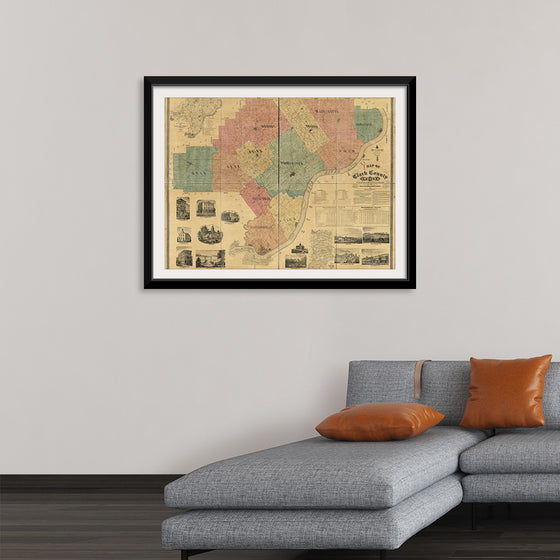 "Map of Clark County, Indiana"