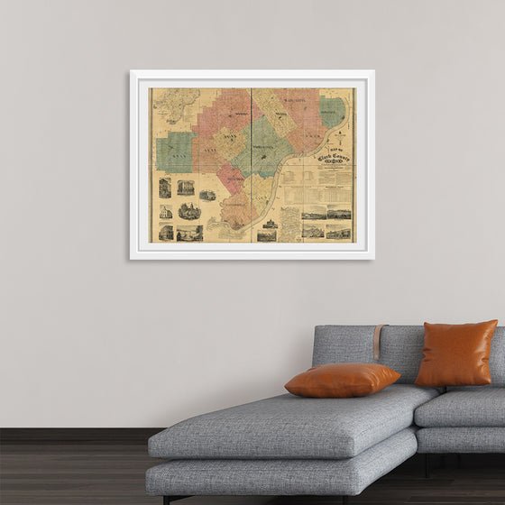 "Map of Clark County, Indiana"