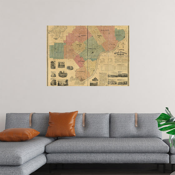 "Map of Clark County, Indiana"