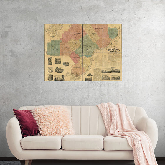 "Map of Clark County, Indiana"