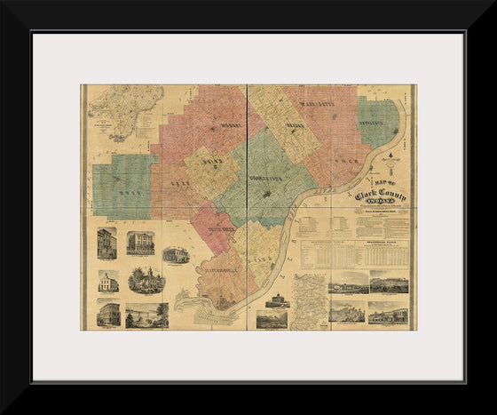 "Map of Clark County, Indiana"