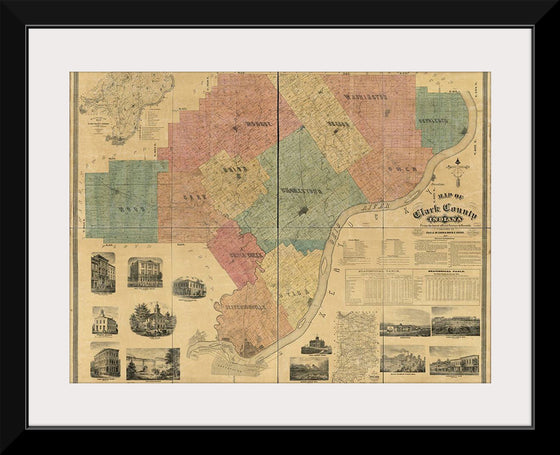 "Map of Clark County, Indiana"