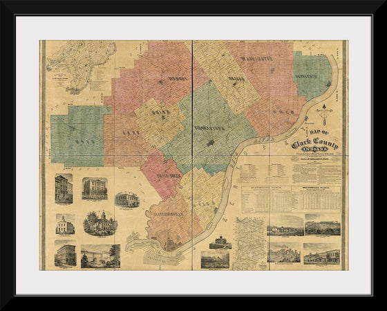 "Map of Clark County, Indiana"