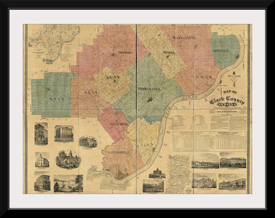 "Map of Clark County, Indiana"