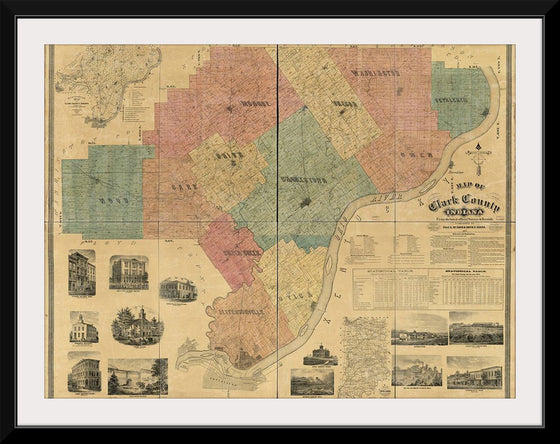 "Map of Clark County, Indiana"