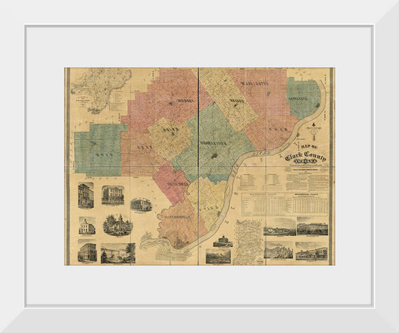 "Map of Clark County, Indiana"