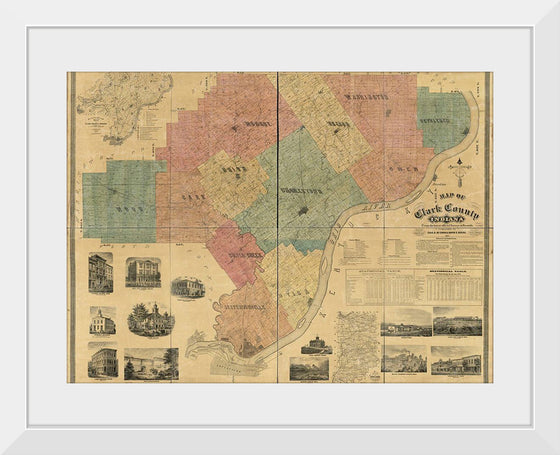 "Map of Clark County, Indiana"