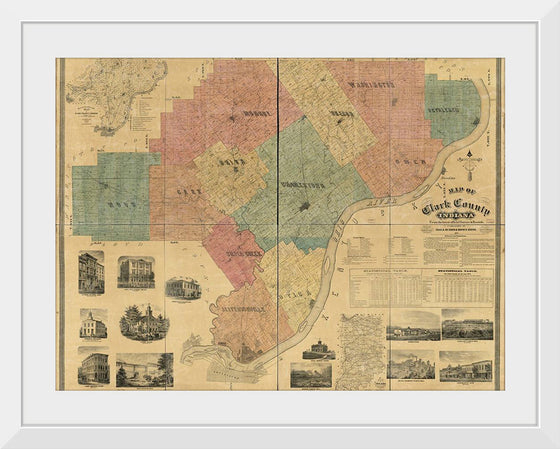 "Map of Clark County, Indiana"