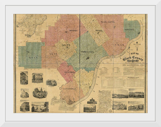 "Map of Clark County, Indiana"