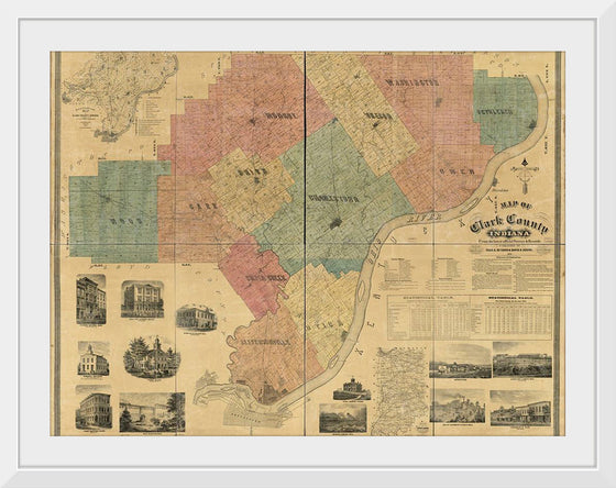 "Map of Clark County, Indiana"
