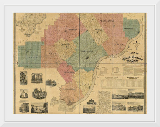 "Map of Clark County, Indiana"