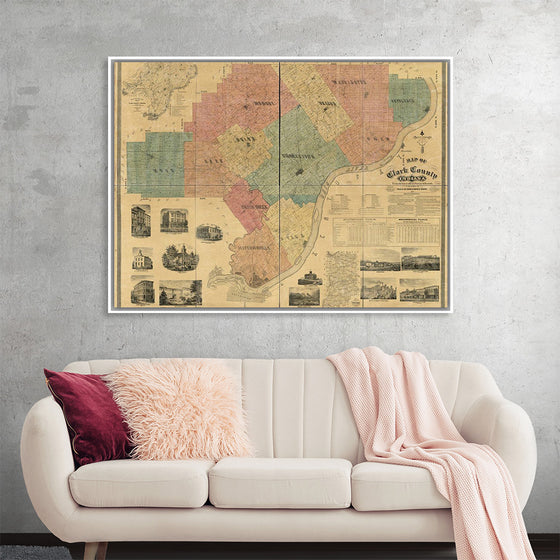 "Map of Clark County, Indiana"
