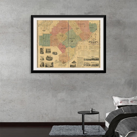 "Map of Clark County, Indiana"