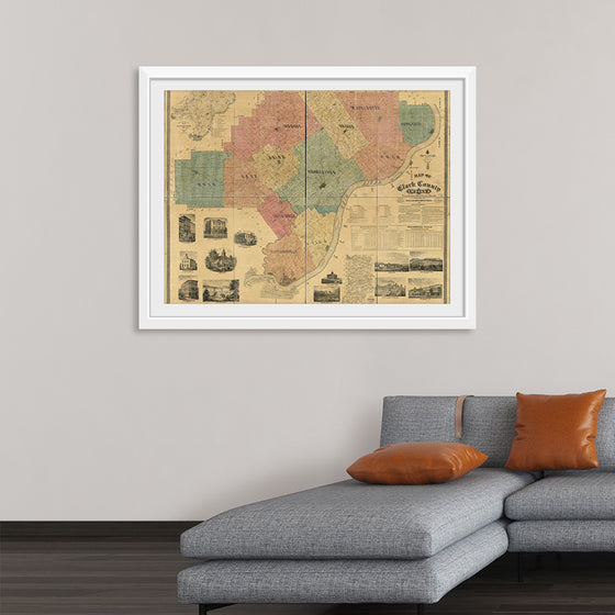 "Map of Clark County, Indiana"