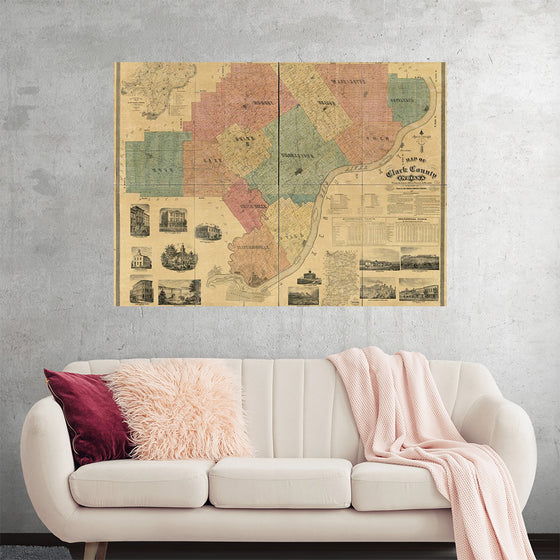 "Map of Clark County, Indiana"
