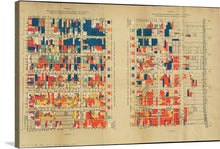  Dive into the intricate world of urban planning with this captivating print, “Nationalities Map.” The artwork is a reproduction of a detailed and colorful zoning map, with each vibrant hue telling a story of a specific parcel of land, its designated use, and the harmonious coexistence of diverse zones. 