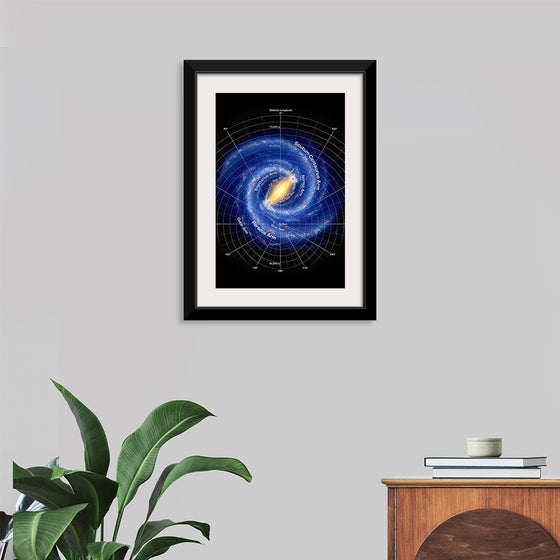 "Milky Way Map A5", Tobias Frei