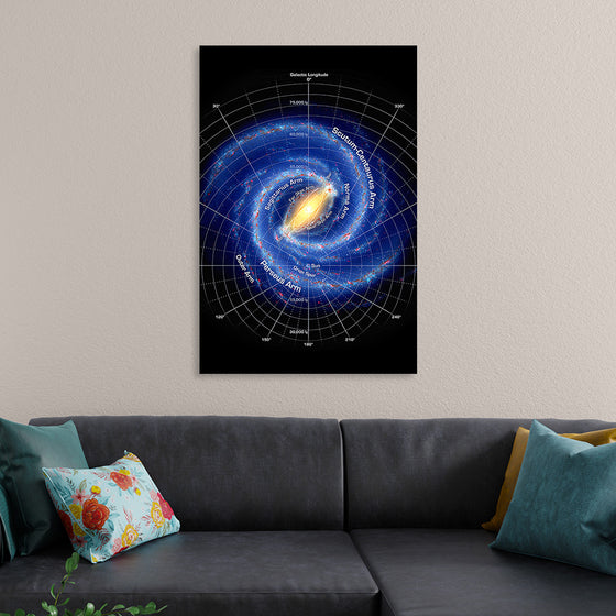 "Milky Way Map A5", Tobias Frei