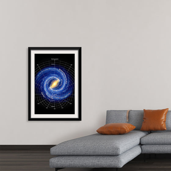 "Milky Way Map A5", Tobias Frei