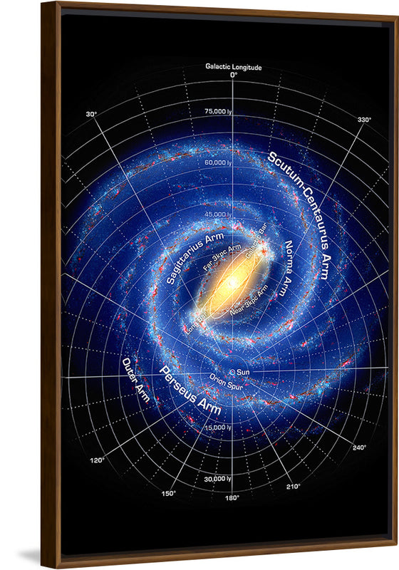 "Milky Way Map A5", Tobias Frei