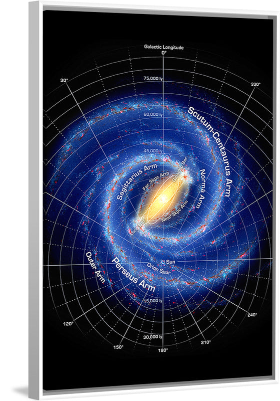 "Milky Way Map A5", Tobias Frei