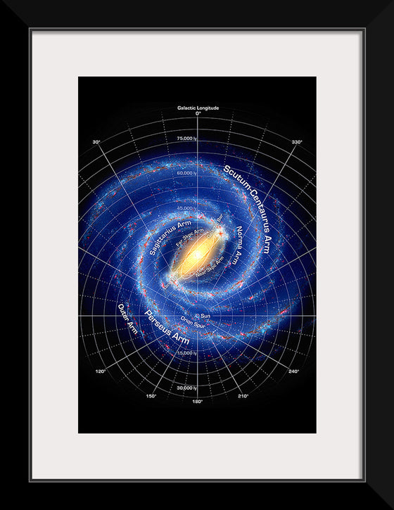 "Milky Way Map A5", Tobias Frei