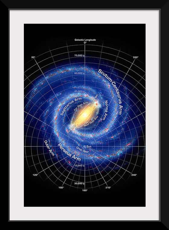 "Milky Way Map A5", Tobias Frei