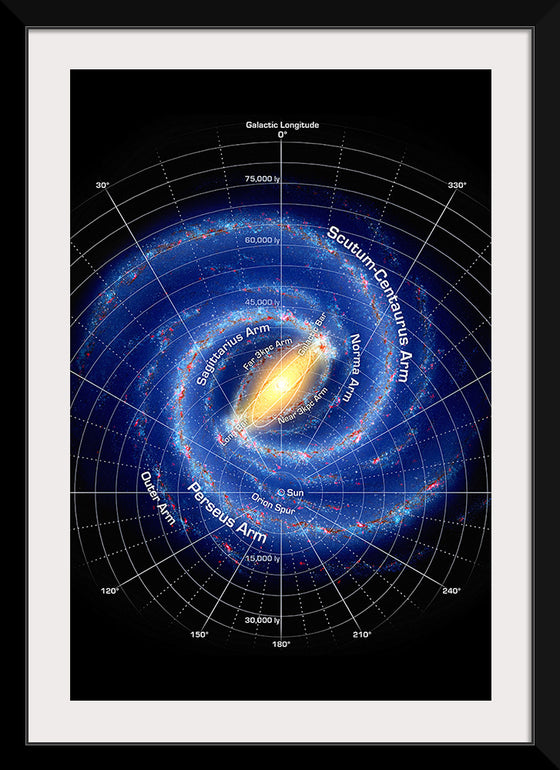 "Milky Way Map A5", Tobias Frei