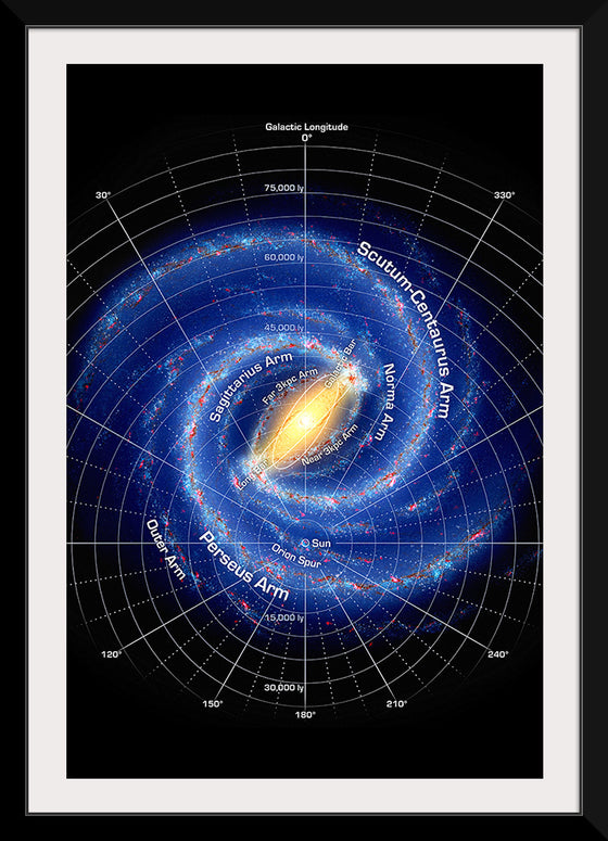 "Milky Way Map A5", Tobias Frei