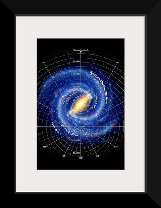 "Milky Way Map A5", Tobias Frei