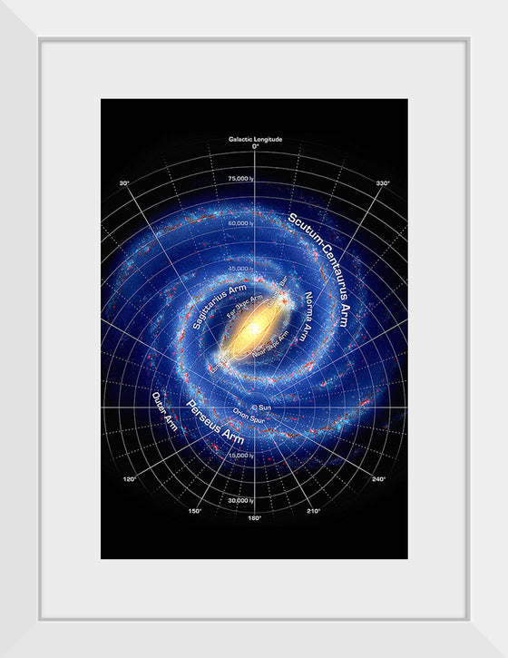 "Milky Way Map A5", Tobias Frei