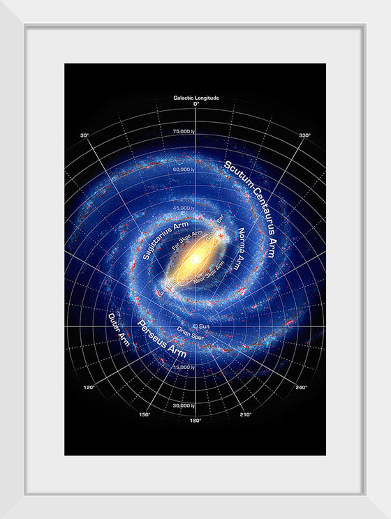 "Milky Way Map A5", Tobias Frei