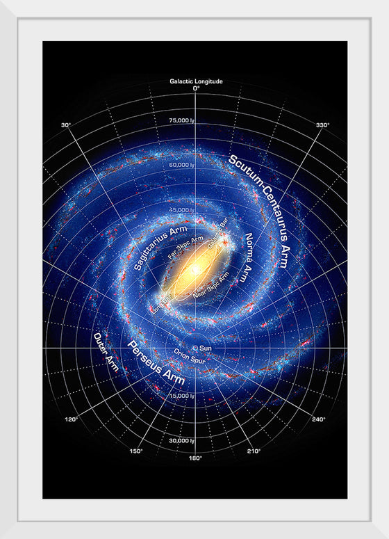 "Milky Way Map A5", Tobias Frei