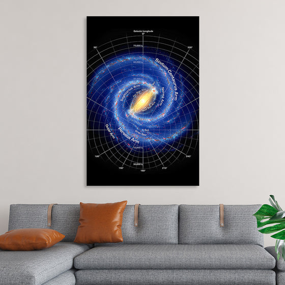 "Milky Way Map A5", Tobias Frei