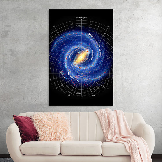 "Milky Way Map A5", Tobias Frei