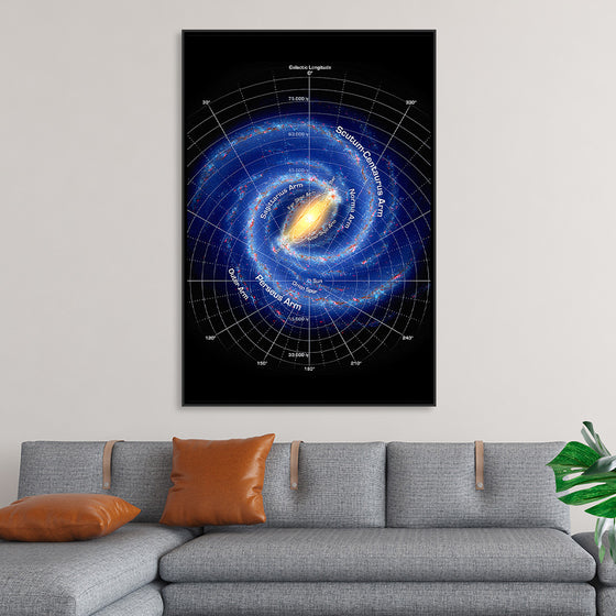 "Milky Way Map A5", Tobias Frei