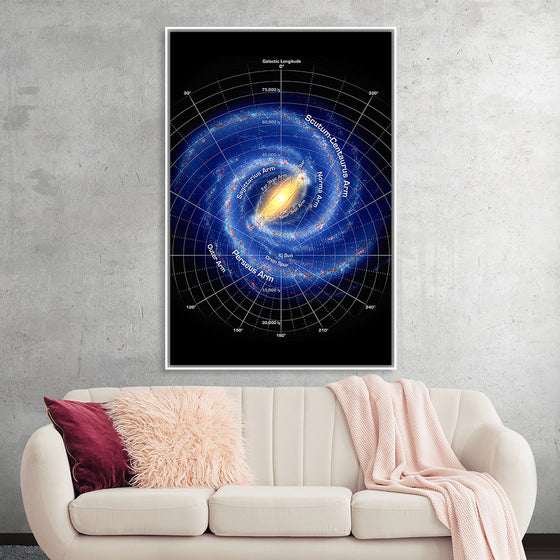 "Milky Way Map A5", Tobias Frei