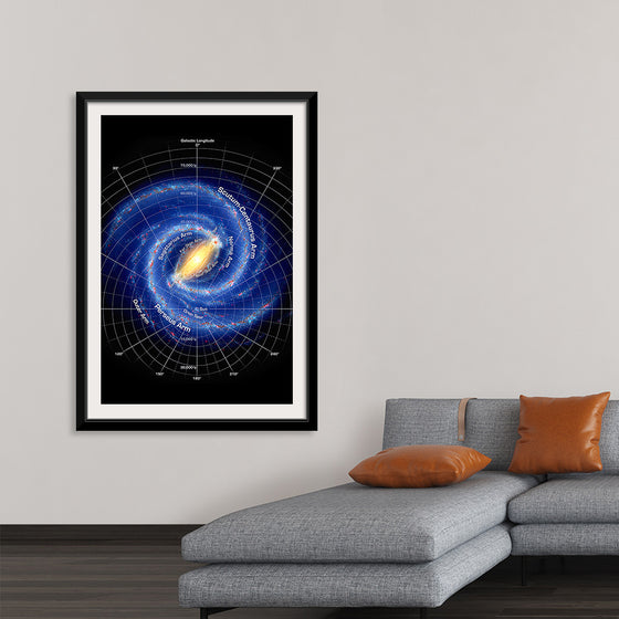 "Milky Way Map A5", Tobias Frei