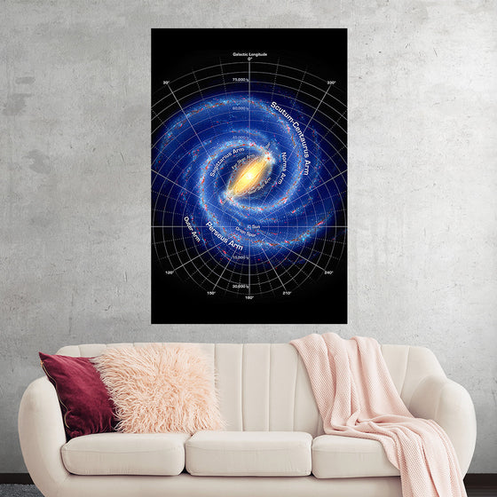 "Milky Way Map A5", Tobias Frei