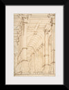 "Design for a Console supported by Putto (recto); Architectural Arcade (verso)"