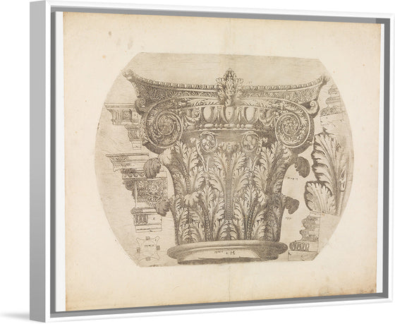 "Capital in the Composite Order and Various Architectural Details", Hugues Sambin