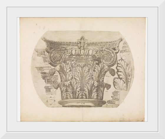 "Capital in the Composite Order and Various Architectural Details", Hugues Sambin