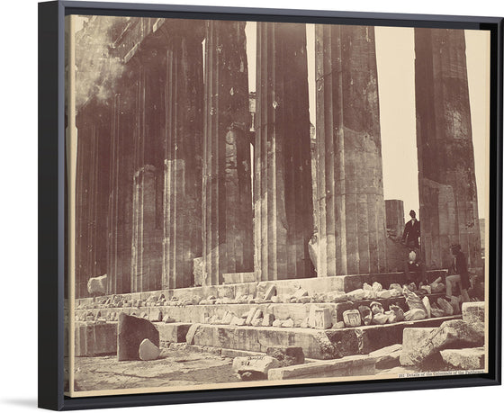 "Details of the Colonnade of the Parthenon, Athens"