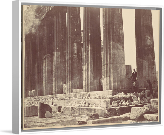 "Details of the Colonnade of the Parthenon, Athens"