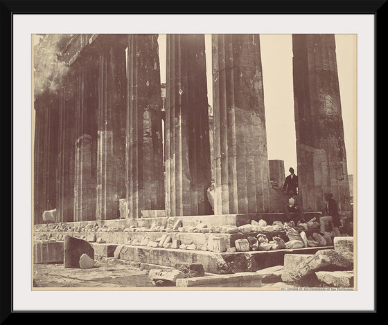 "Details of the Colonnade of the Parthenon, Athens"