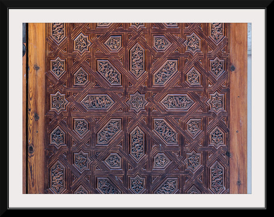 "Detail Door Abenceraje Room Alhambra, Granada Spain"