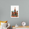 "St. Basil's Cathedral, Russian Famous Landmark"